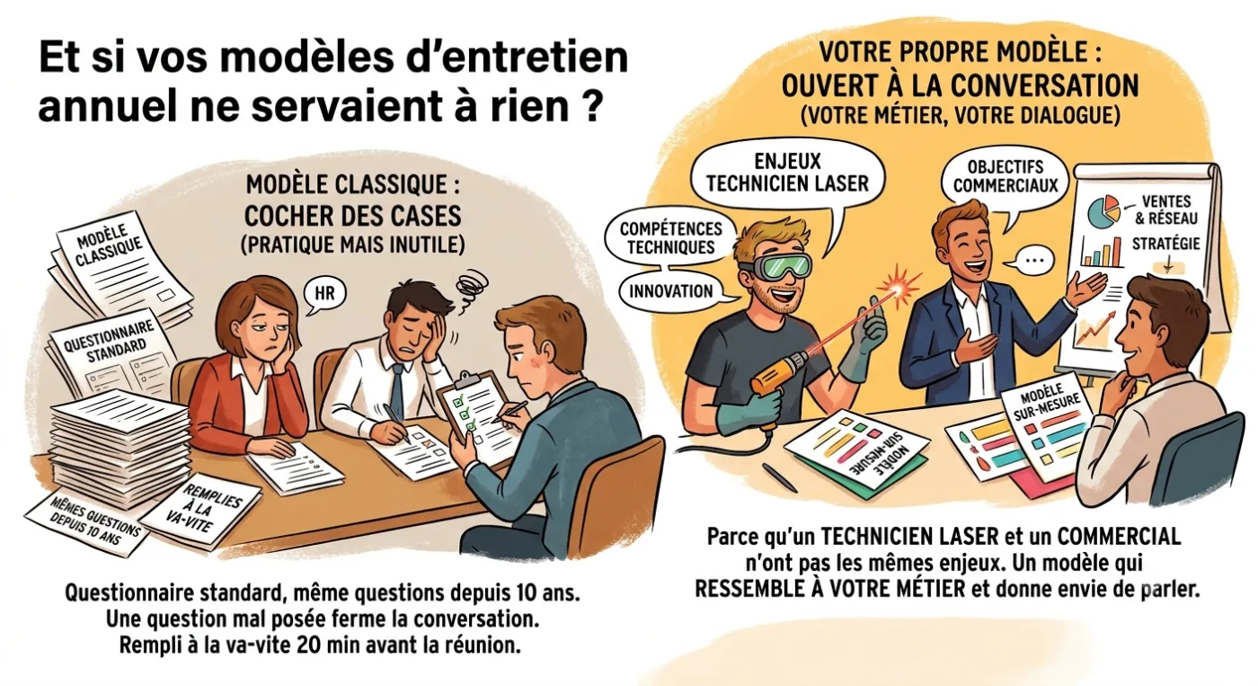 Modèle d'entretien annuel personnalisé : pourquoi le créer sur mesure